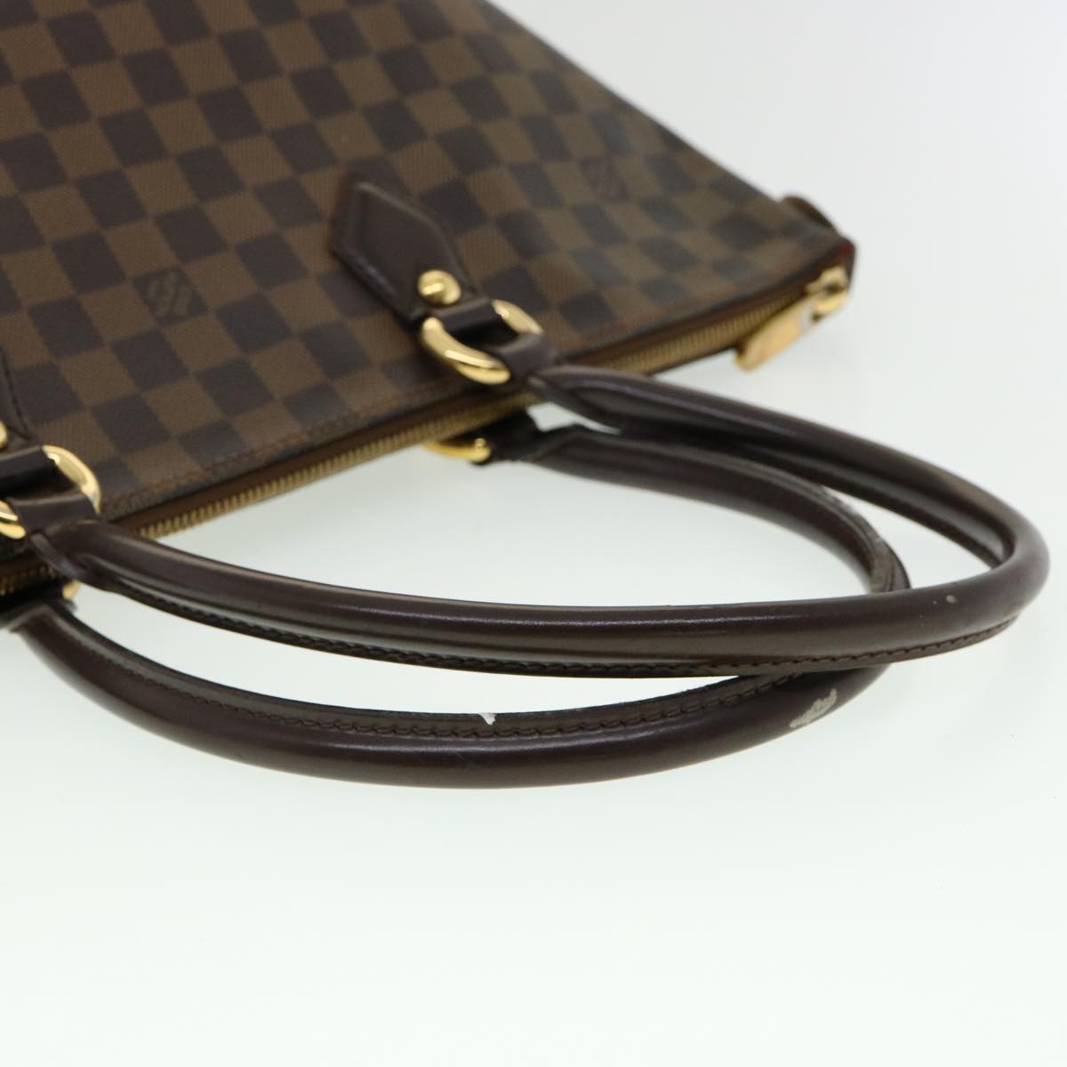 LOUIS VUITTON Damier Ebene Saleya MM Tote Bag N51182 LV pt4190