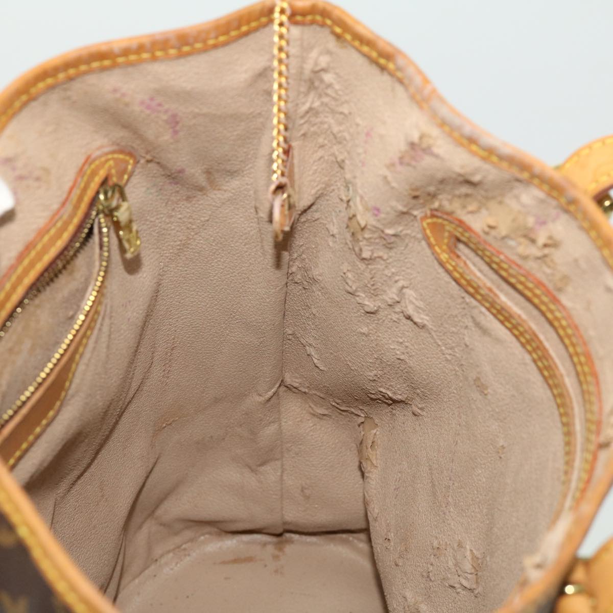 LOUIS VUITTON Monogram Bucket GM Shoulder Bag M42236 LV pt4422