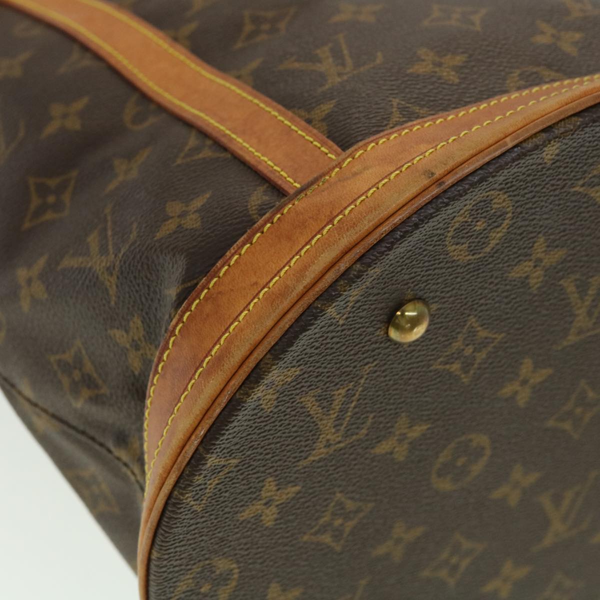LOUIS VUITTON Monogram Bucket GM Shoulder Bag M42236 LV pt4646