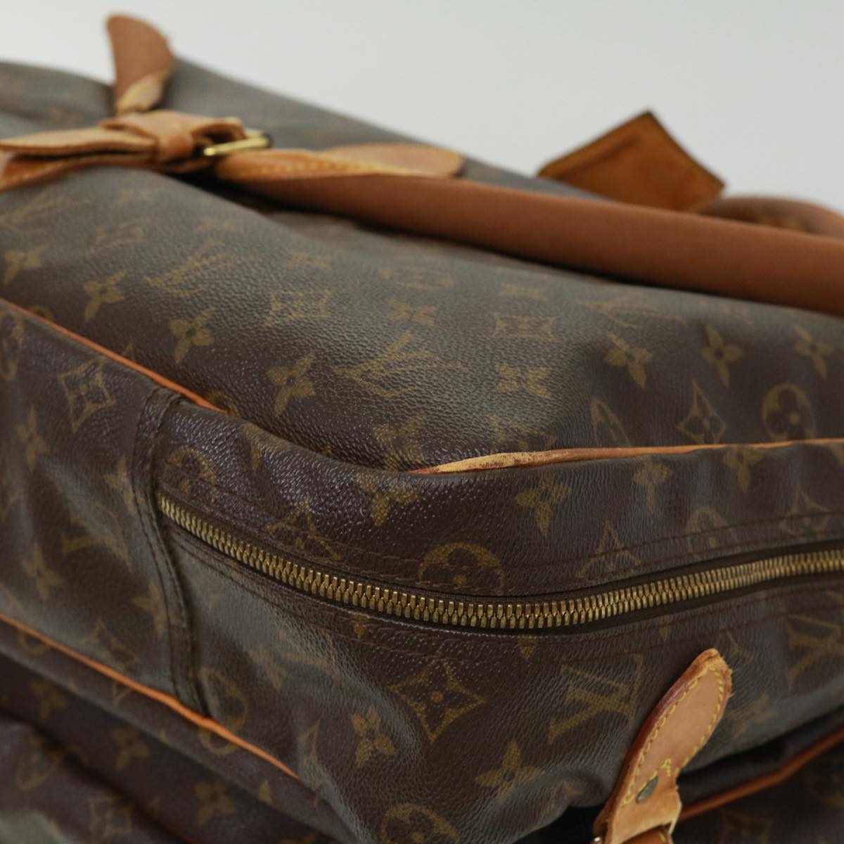 LOUIS VUITTON Monogram Sac chasse Boston Bag M41140 LV pt5134