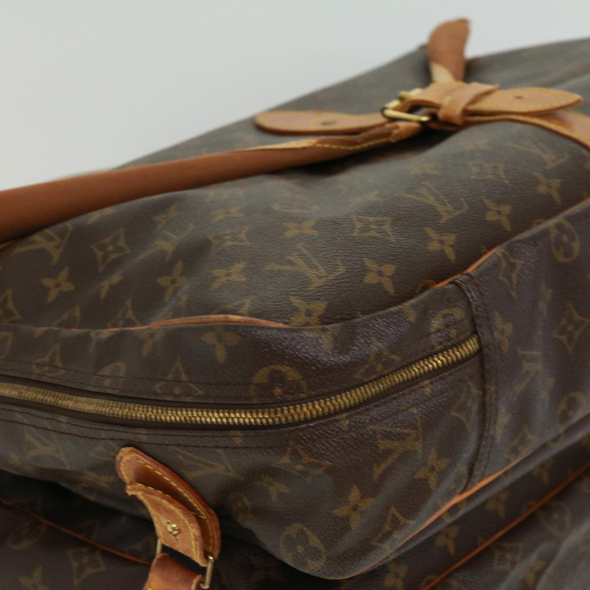 LOUIS VUITTON Monogram Sac chasse Boston Bag M41140 LV pt5134