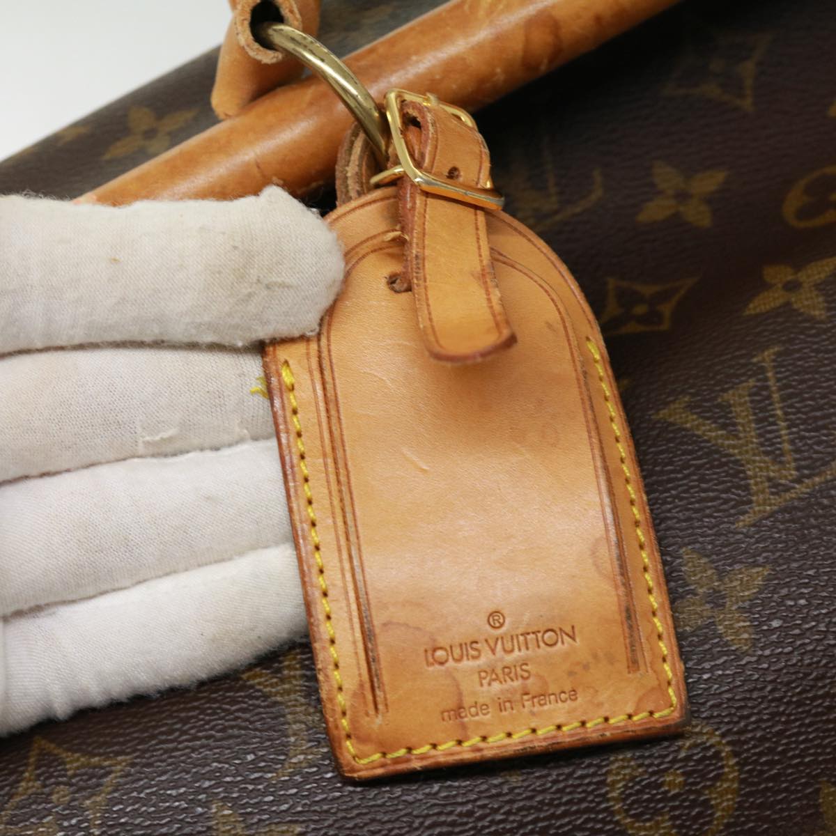 LOUIS VUITTON Monogram Sac chasse Boston Bag M41140 LV pt5134