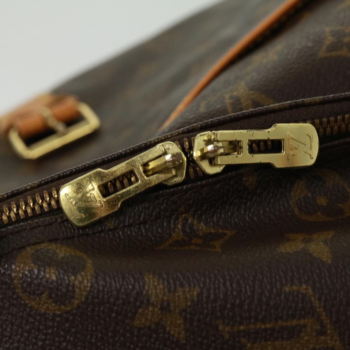 LOUIS VUITTON Monogram Sac chasse Boston Bag M41140 LV pt5134