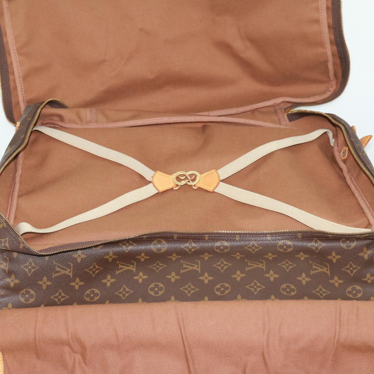 LOUIS VUITTON Monogram Sac chasse Boston Bag M41140 LV pt5134