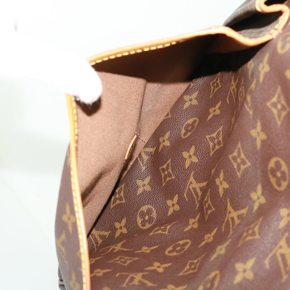 LOUIS VUITTON Monogram Sac chasse Boston Bag M41140 LV pt5134