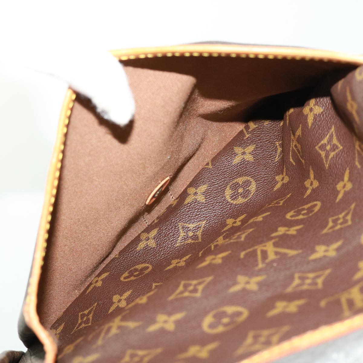 LOUIS VUITTON Monogram Sac chasse Boston Bag M41140 LV pt5134