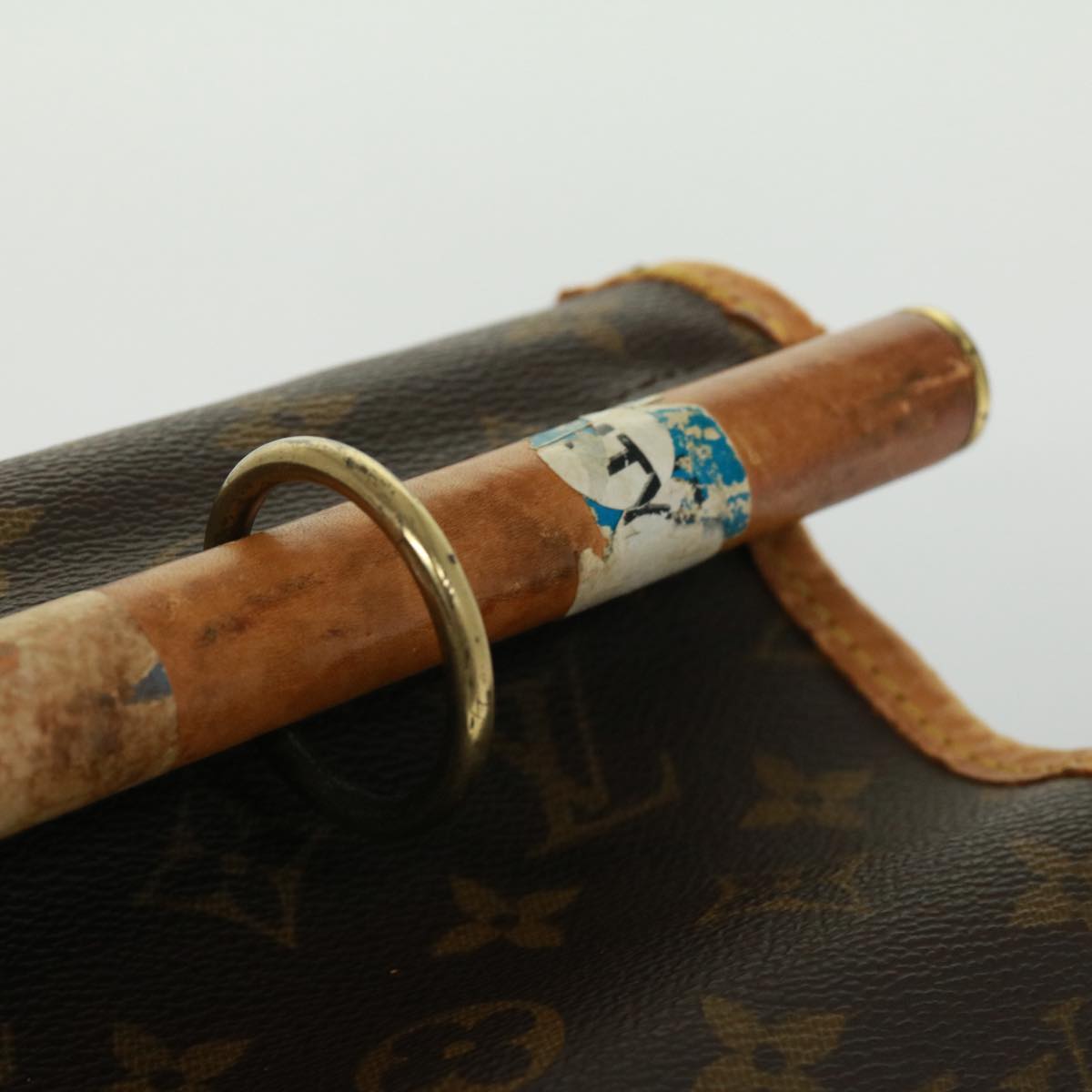 LOUIS VUITTON Monogram Sac chasse Boston Bag M41140 LV pt5134