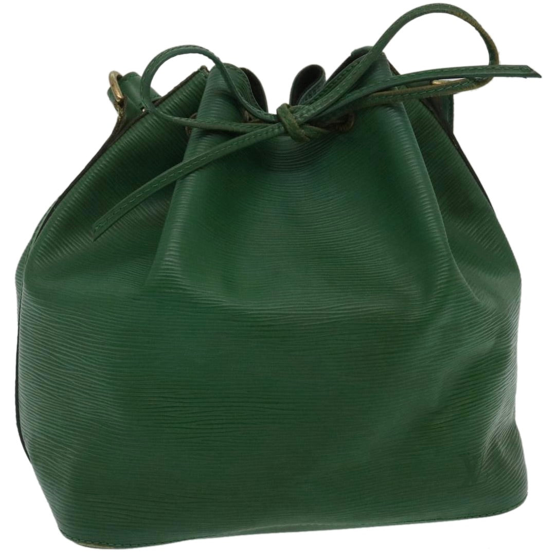 LOUIS VUITTON Epi Petit Noe Shoulder Bag Green M44104 LV pt658