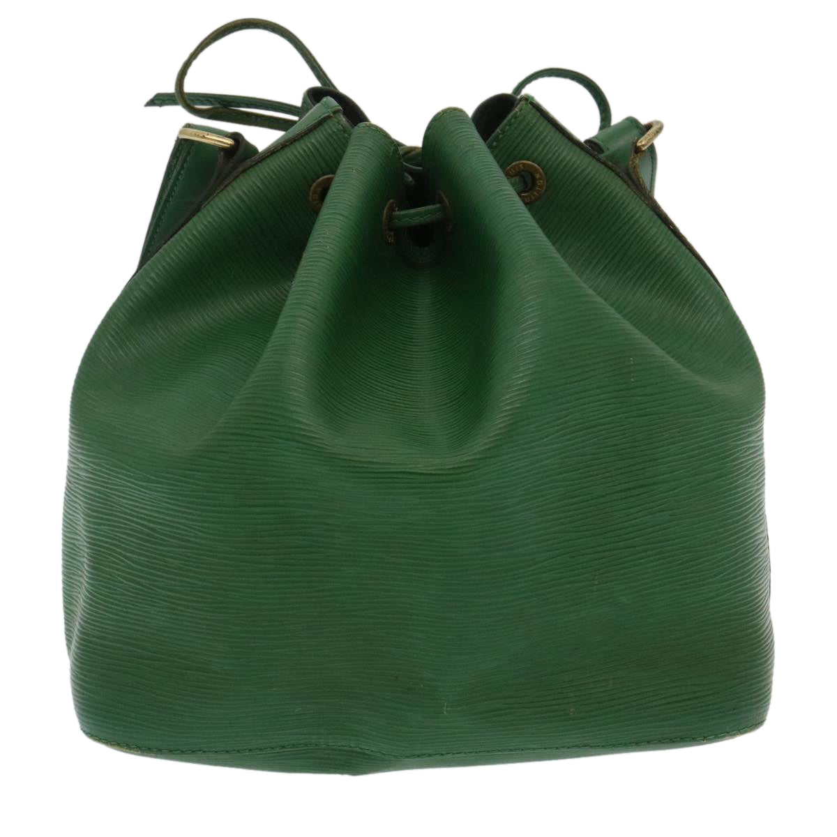 LOUIS VUITTON Epi Petit Noe Shoulder Bag Green M44104 LV pt658