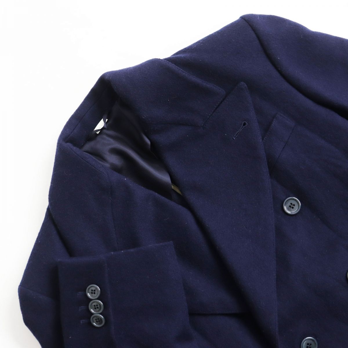 Luxury Gucci Trending 2025 Wool Double-Breasted Jacket Navy