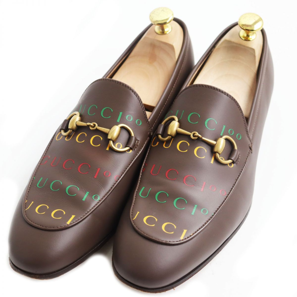 Luxury Gucci Trending 2025 Horsebit Loafers Leather Shoes Brown