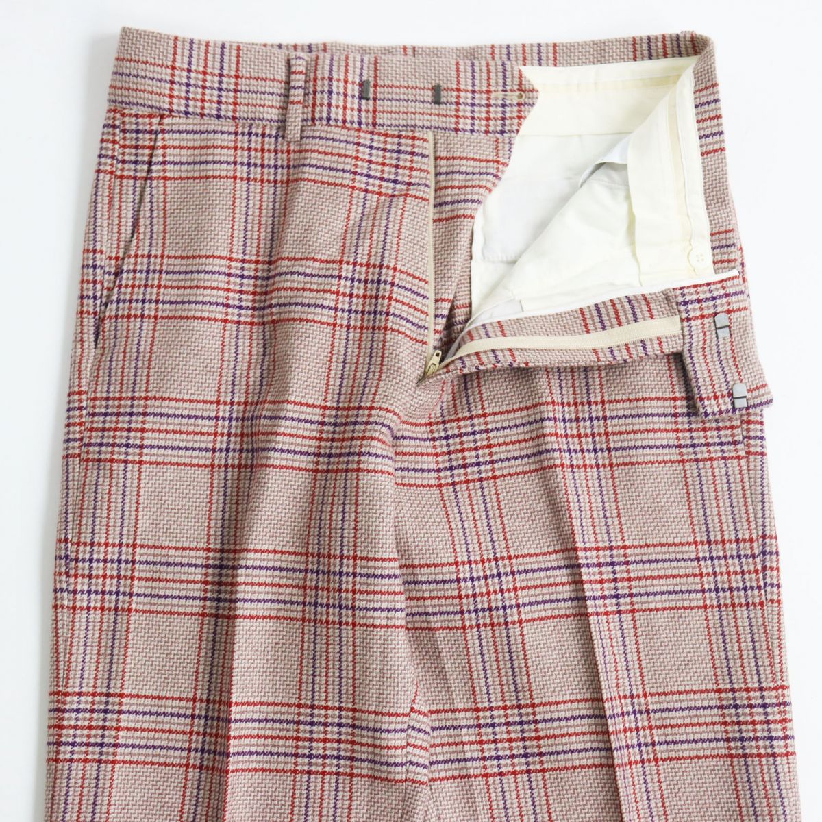 Luxury Gucci Trending 2025 Wool Cashmere Check Slacks Pants 46