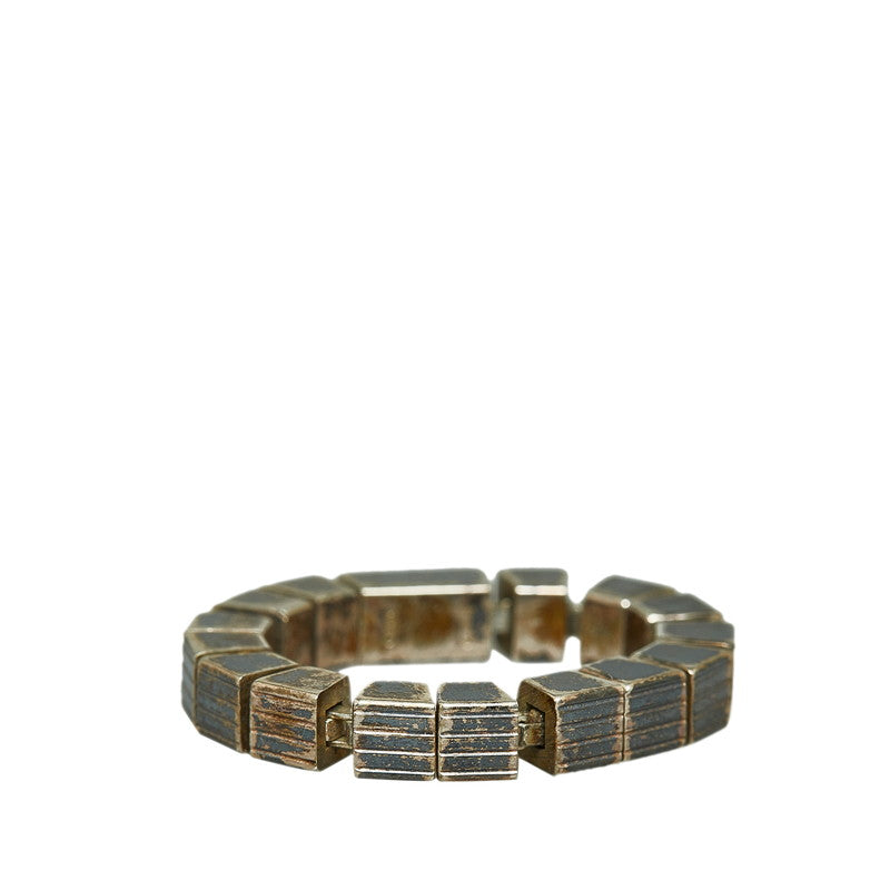 Luxury Gucci Trending 2025 Square G Cube Block Chain Ring Silver SV925