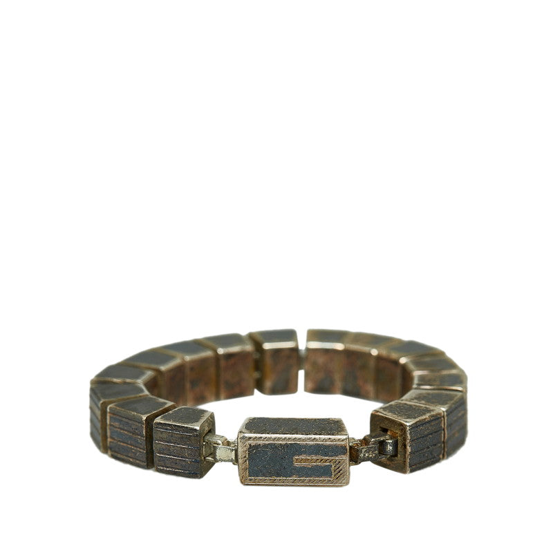 Luxury Gucci Trending 2025 Square G Cube Block Chain Ring Silver SV925