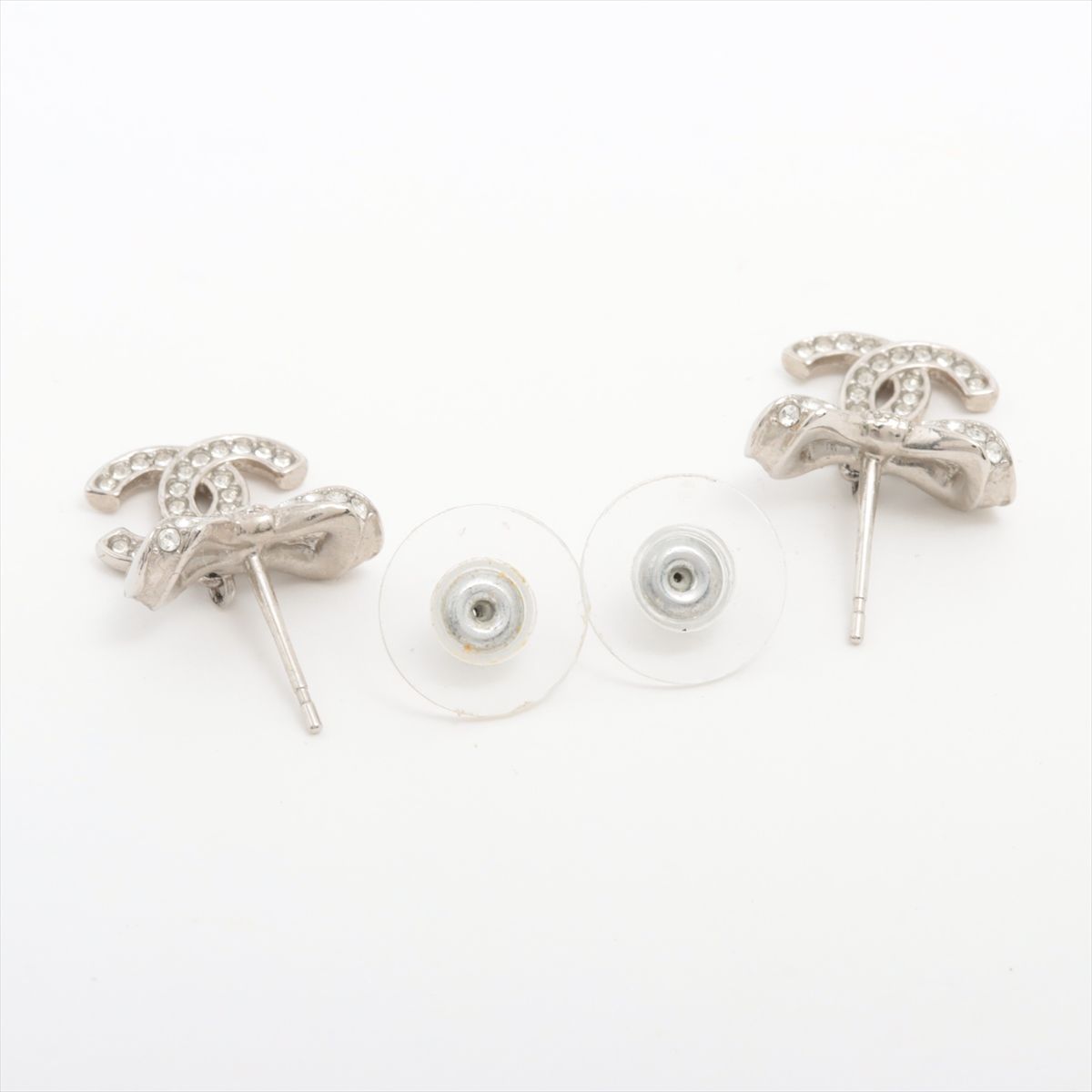 Chanel CC Bow Earrings