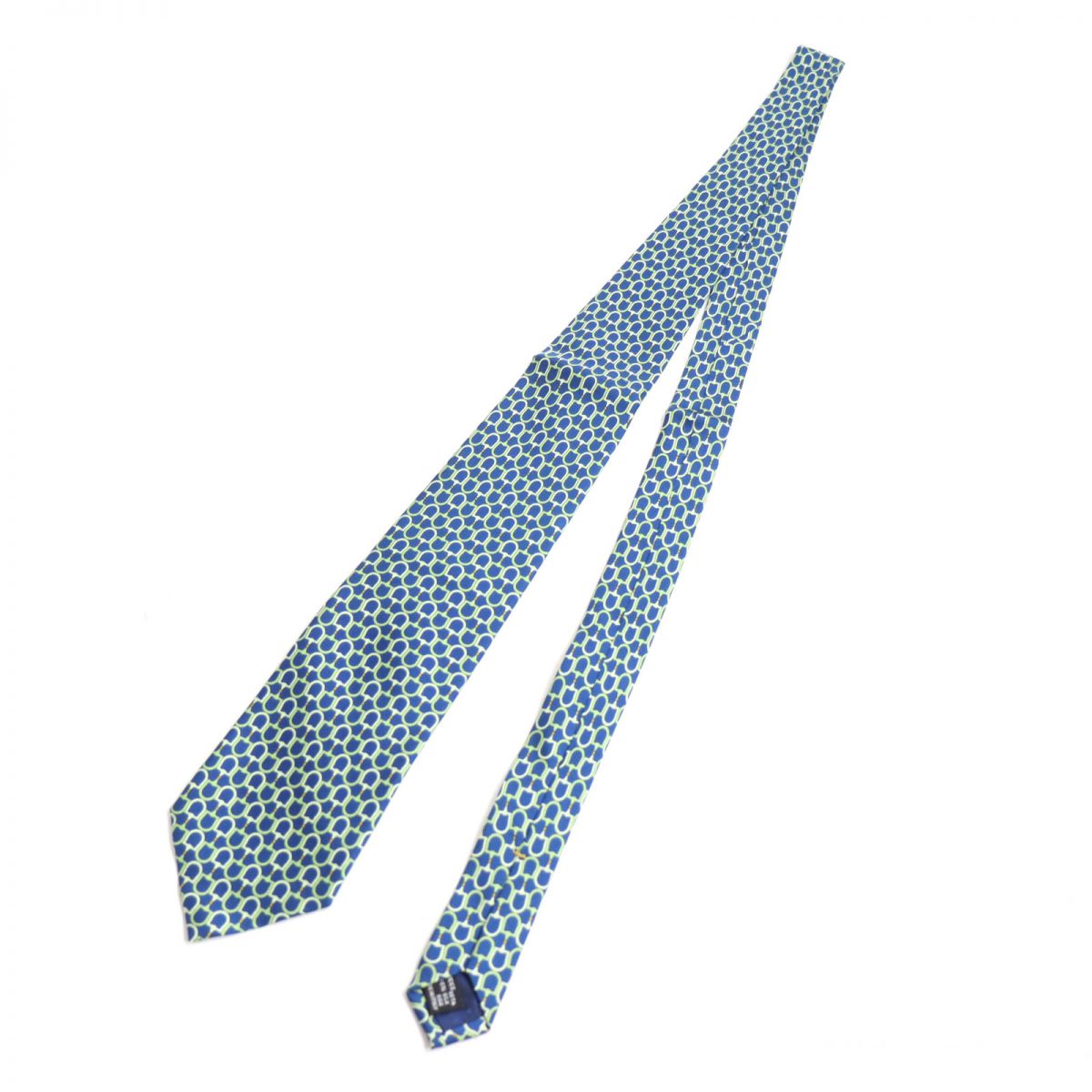Luxury Gucci Trending 2025 Horsebit 100% Silk Tie Blue