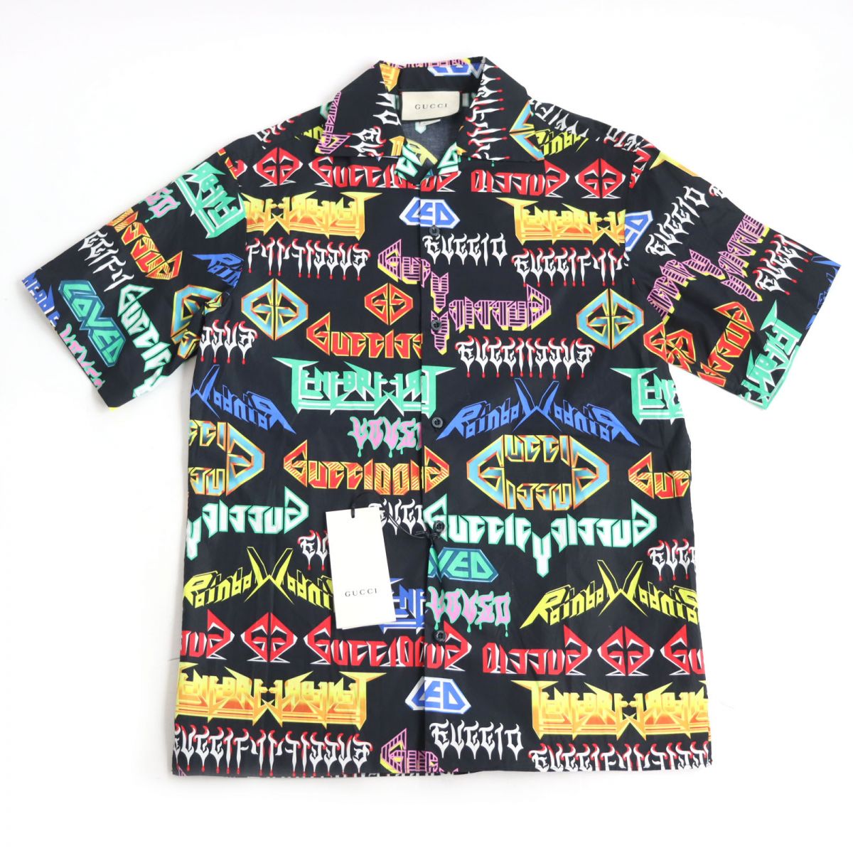 Luxury Gucci Trending 2025 Cotton Open Collar Short Sleeve Shirt