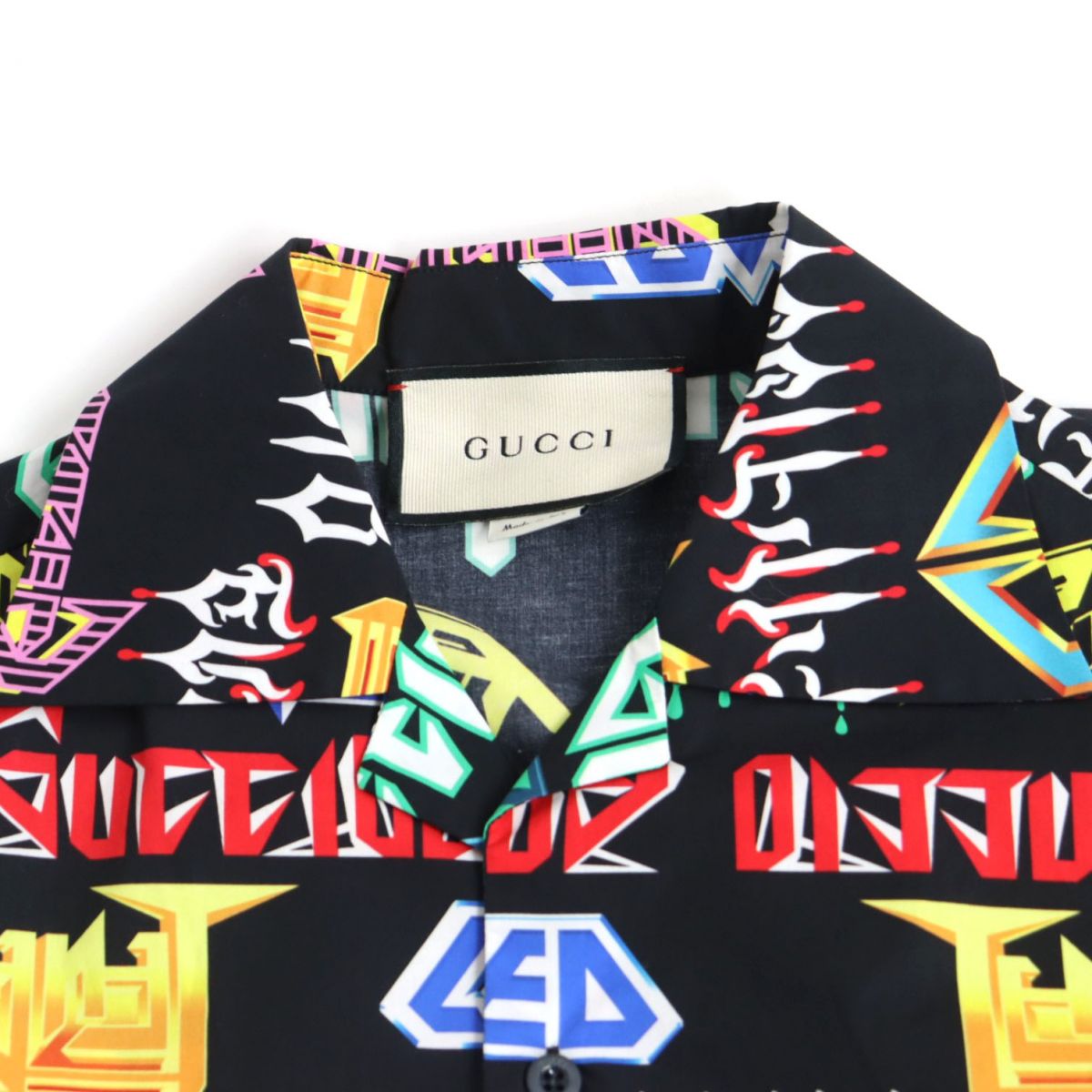 Luxury Gucci Trending 2025 Cotton Open Collar Short Sleeve Shirt