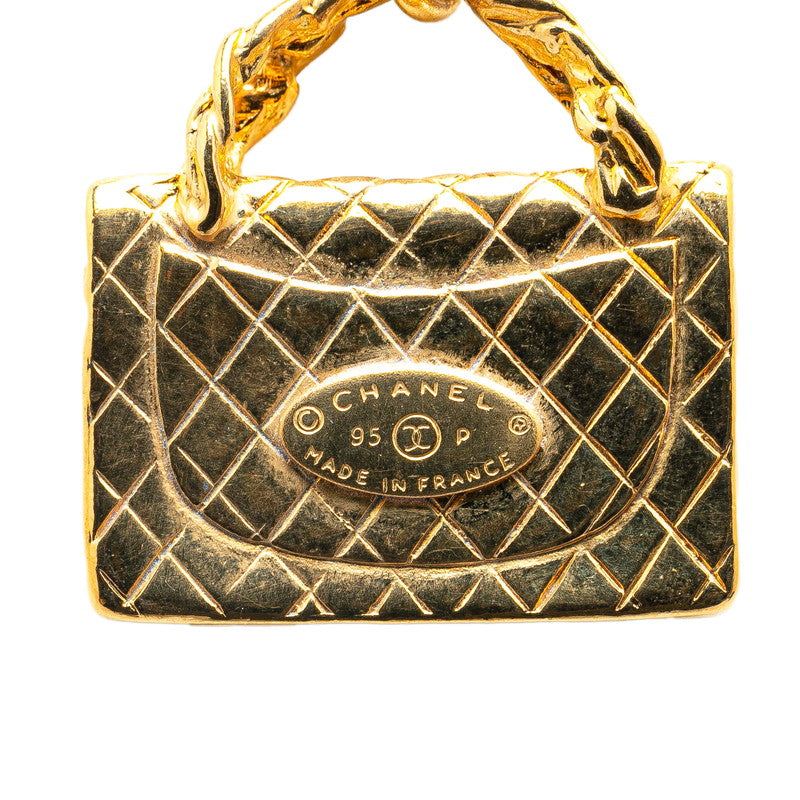 Chanel Vintage Coco Mark Necklace Gold