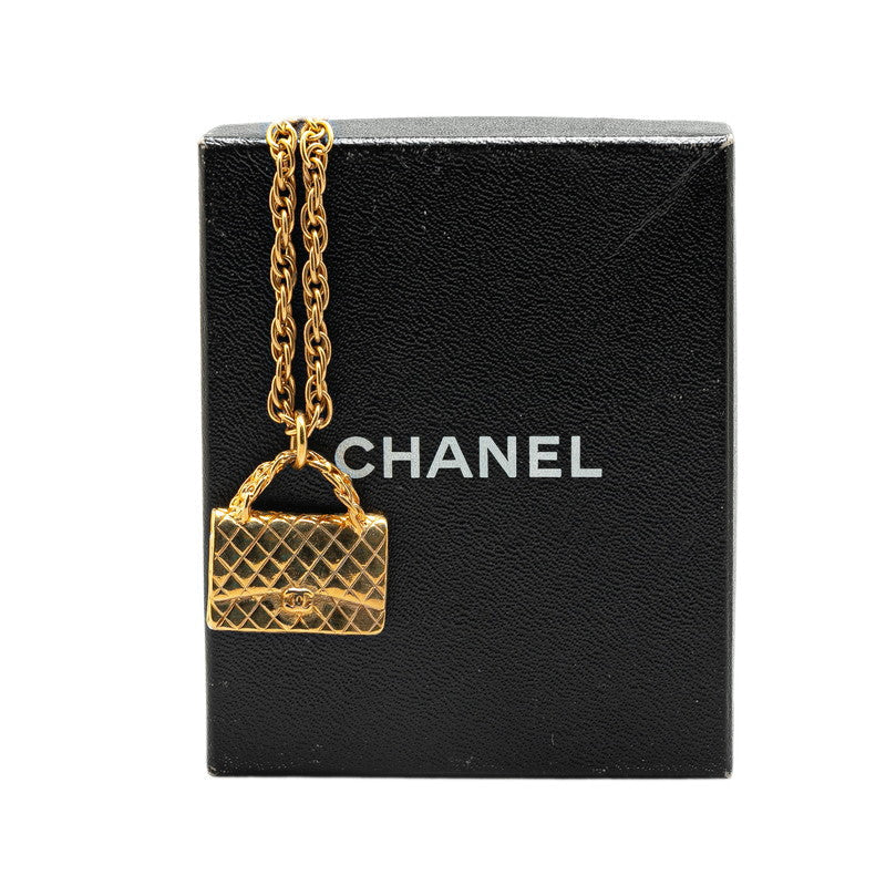 Chanel Vintage Coco Mark Necklace Gold
