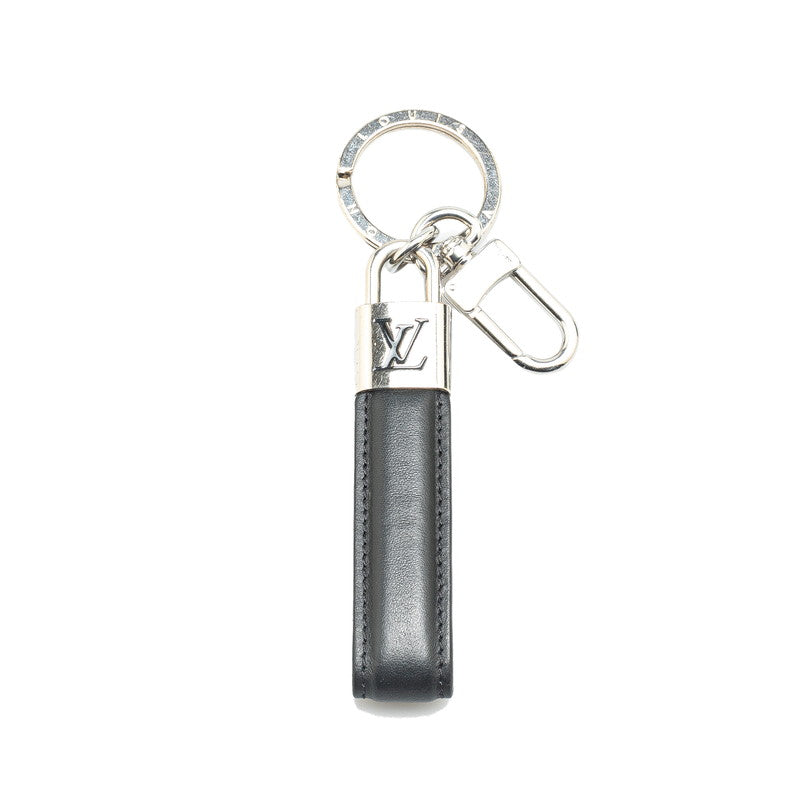 Louis Vuitton Leather Metal Keychain Padlock M00745