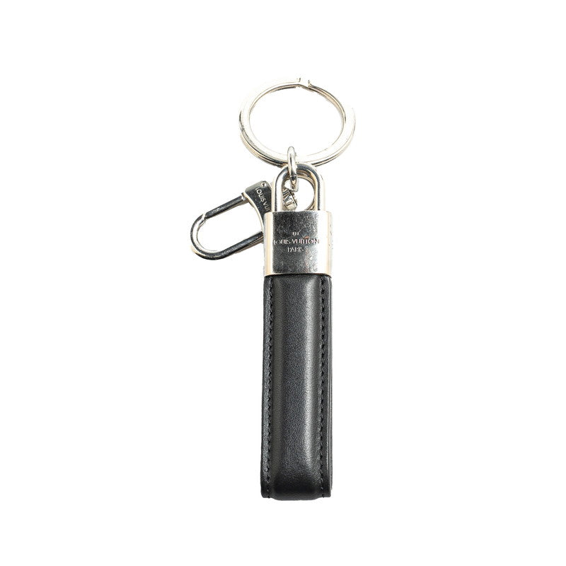 Louis Vuitton Leather Metal Keychain Padlock M00745