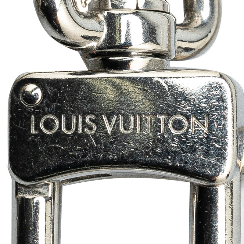 Louis Vuitton Leather Metal Keychain Padlock M00745