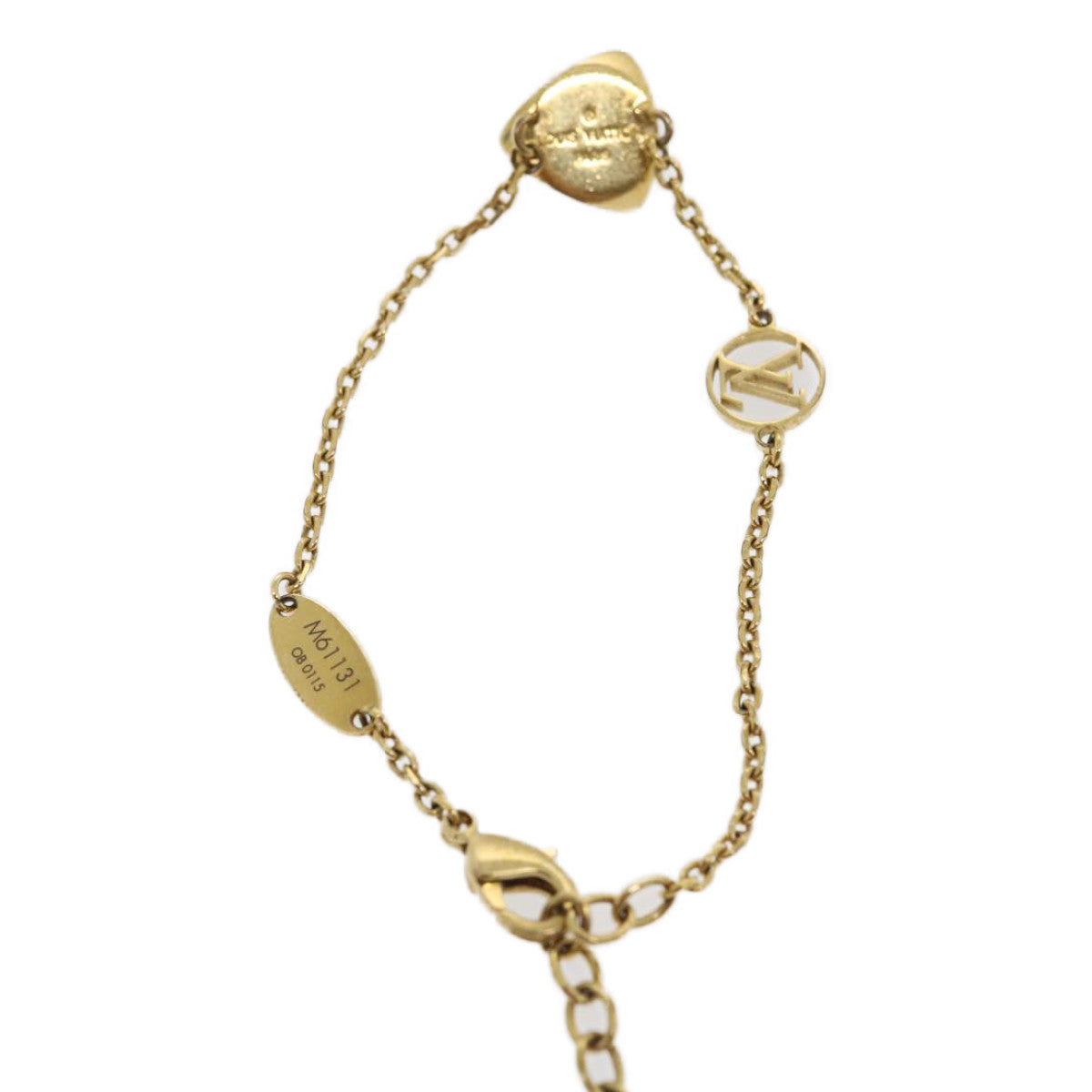 LOUIS VUITTON Bracelet metal Gold M61131 LV rd2076