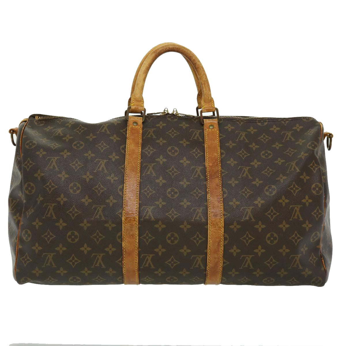 LOUIS VUITTON Monogram Keepall Bandouliere 50 Boston Bag M41416 LV rd2238