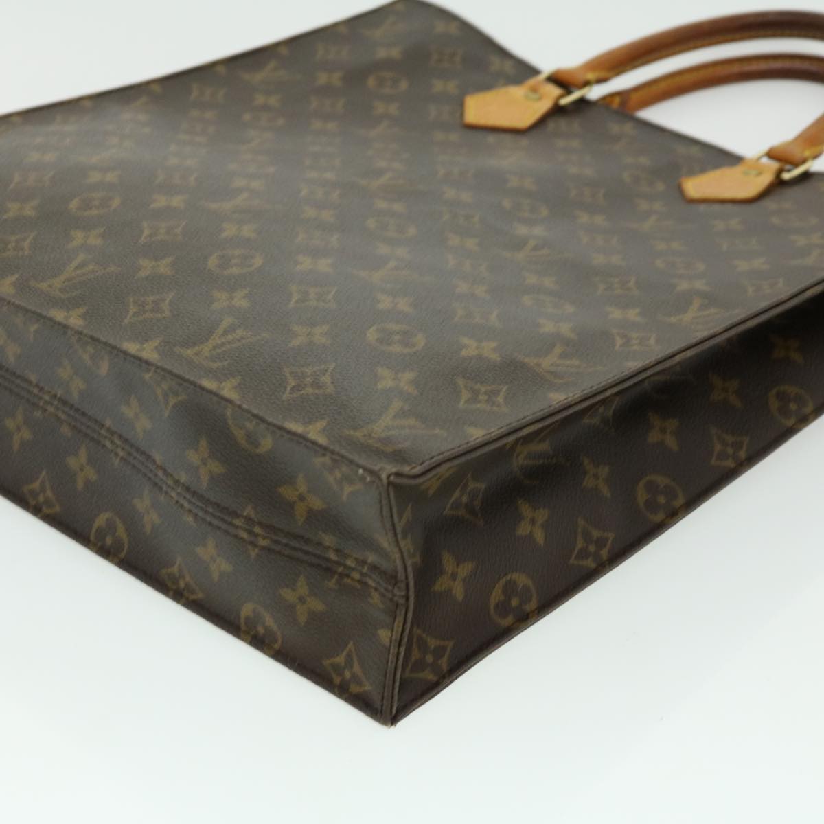 LOUIS VUITTON Monogram Sac Plat Hand Bag M51140 LV rd2267