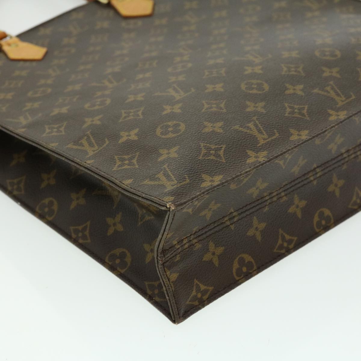 LOUIS VUITTON Monogram Sac Plat Hand Bag M51140 LV rd2267