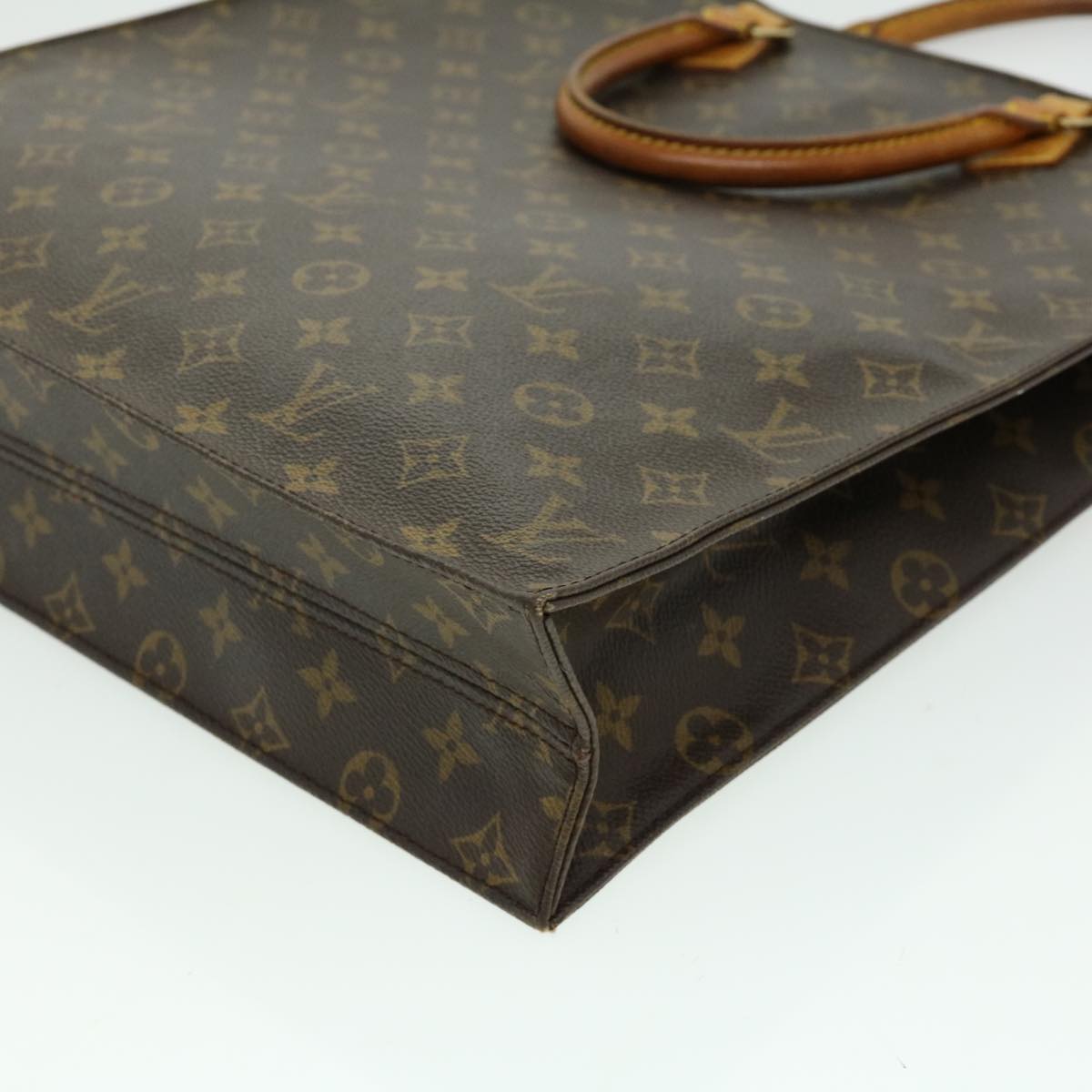 LOUIS VUITTON Monogram Sac Plat Hand Bag M51140 LV rd2267