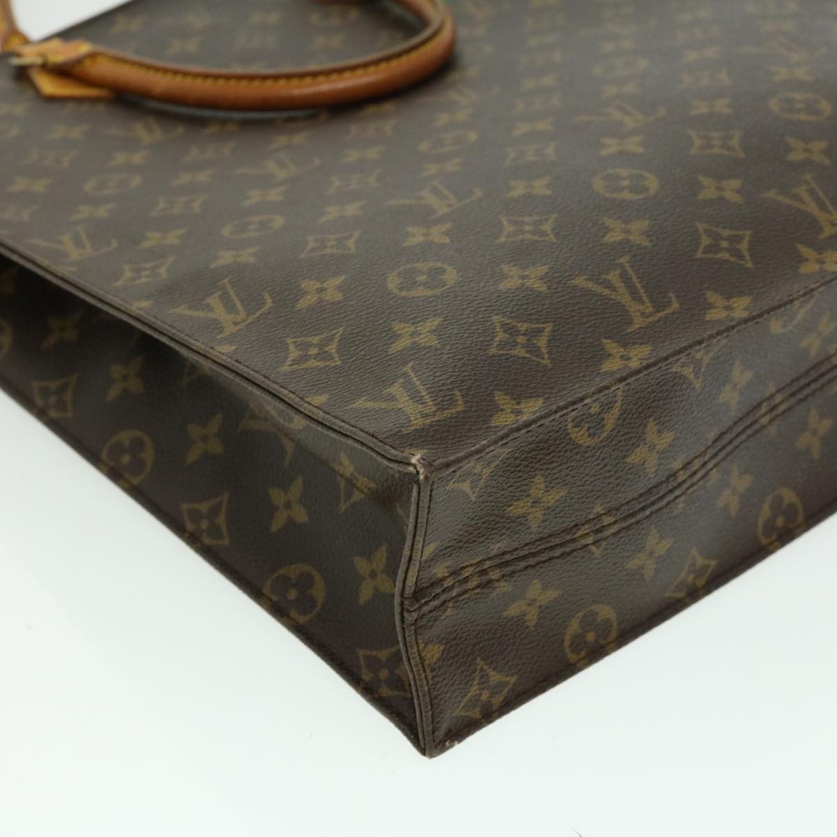 LOUIS VUITTON Monogram Sac Plat Hand Bag M51140 LV rd2267