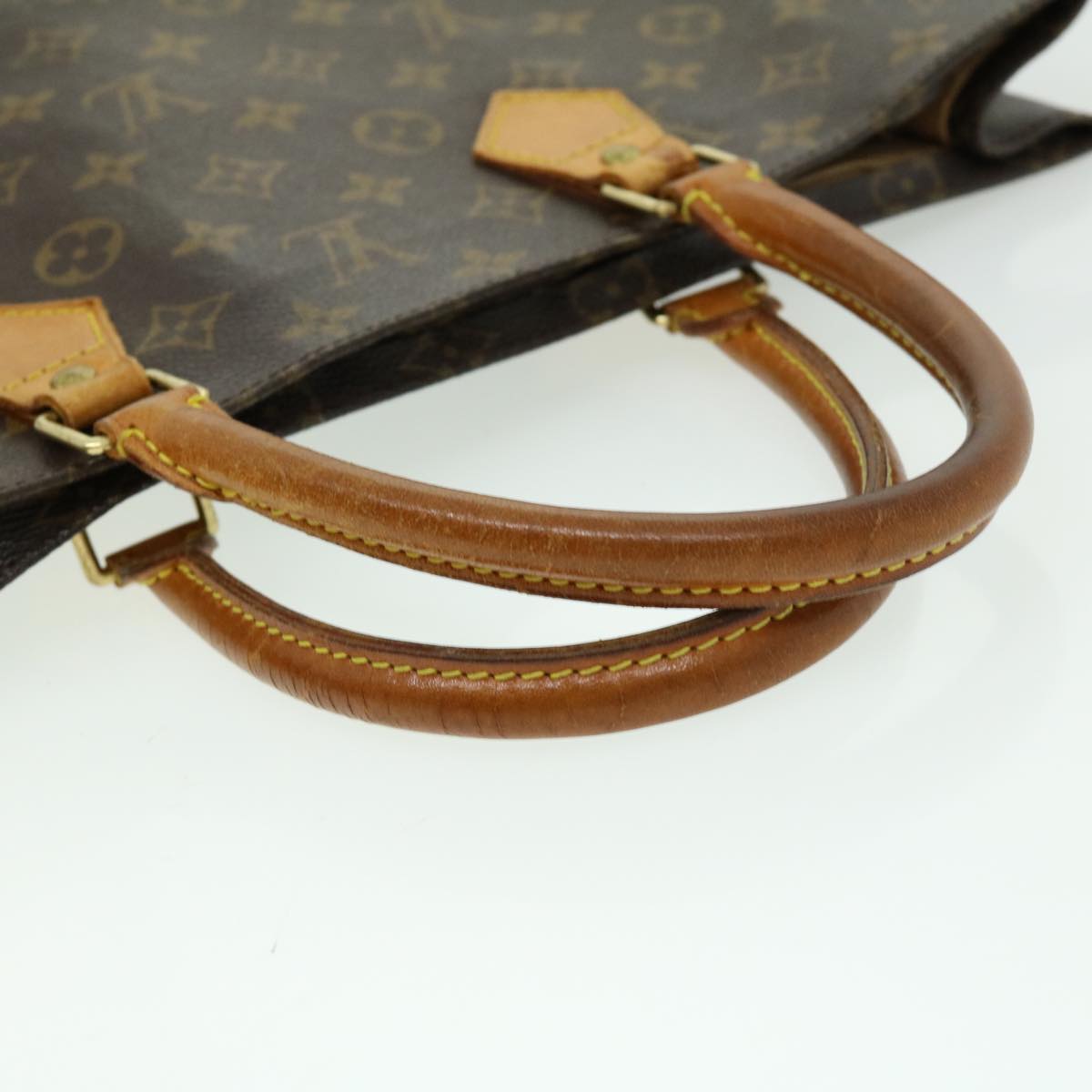LOUIS VUITTON Monogram Sac Plat Hand Bag M51140 LV rd2267