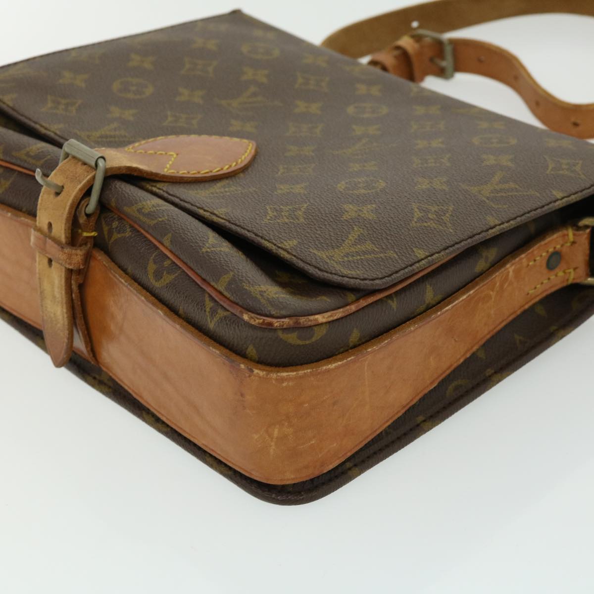 LOUIS VUITTON Monogram Cartouchiere GM Shoulder Bag M51252 LV rd2573