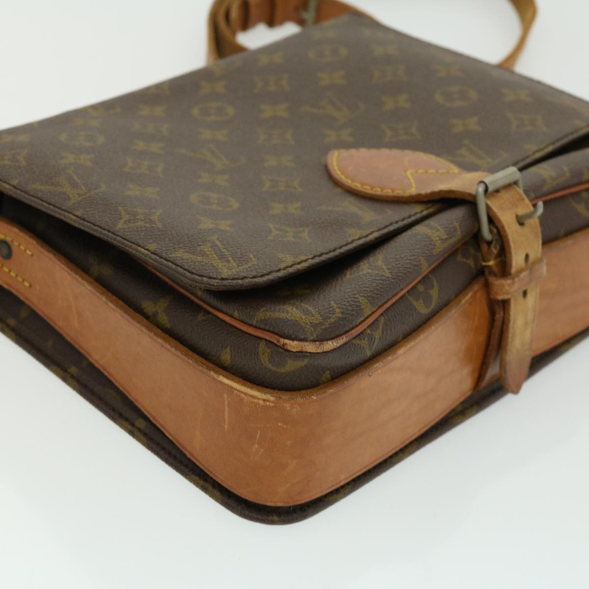 LOUIS VUITTON Monogram Cartouchiere GM Shoulder Bag M51252 LV rd2573