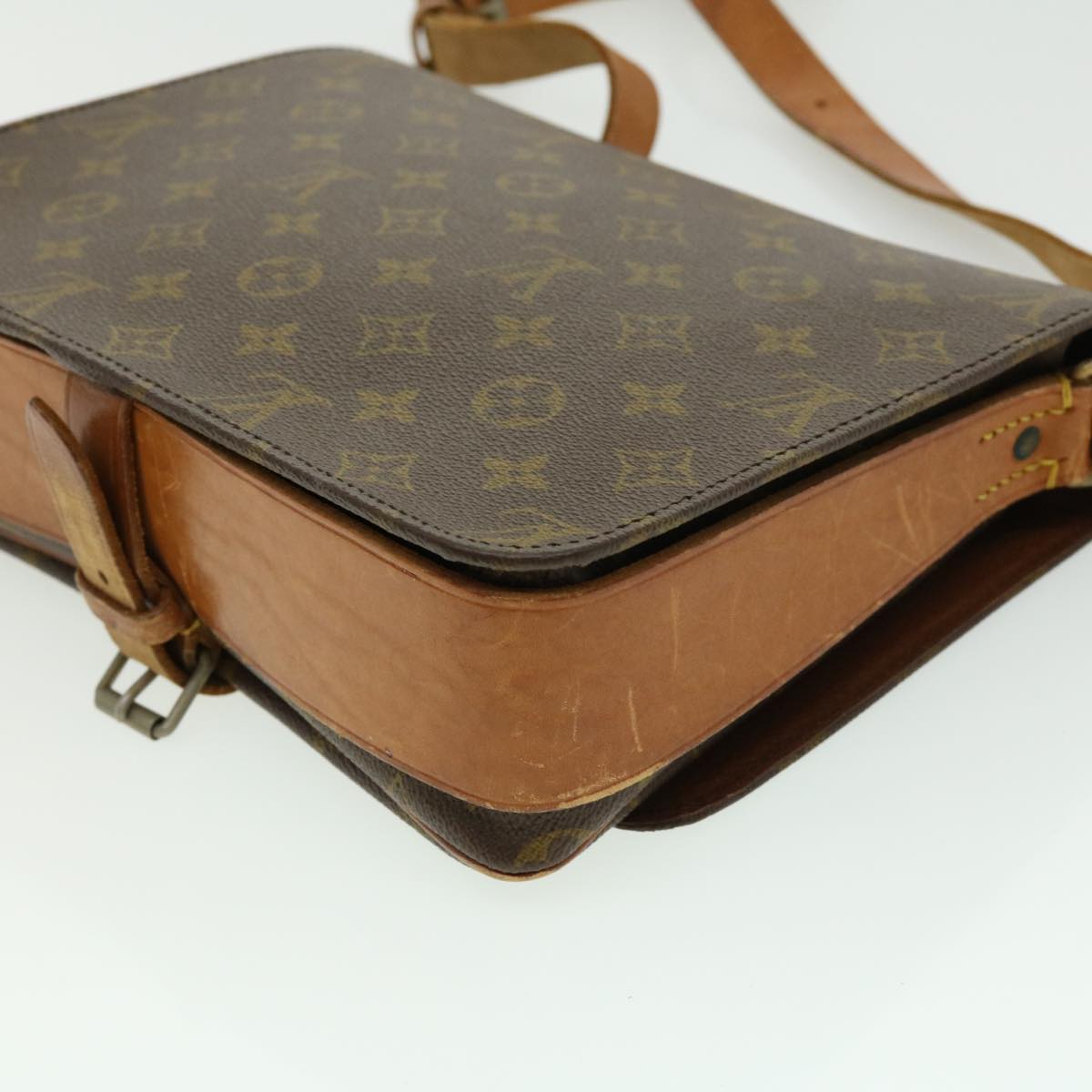 LOUIS VUITTON Monogram Cartouchiere GM Shoulder Bag M51252 LV rd2573