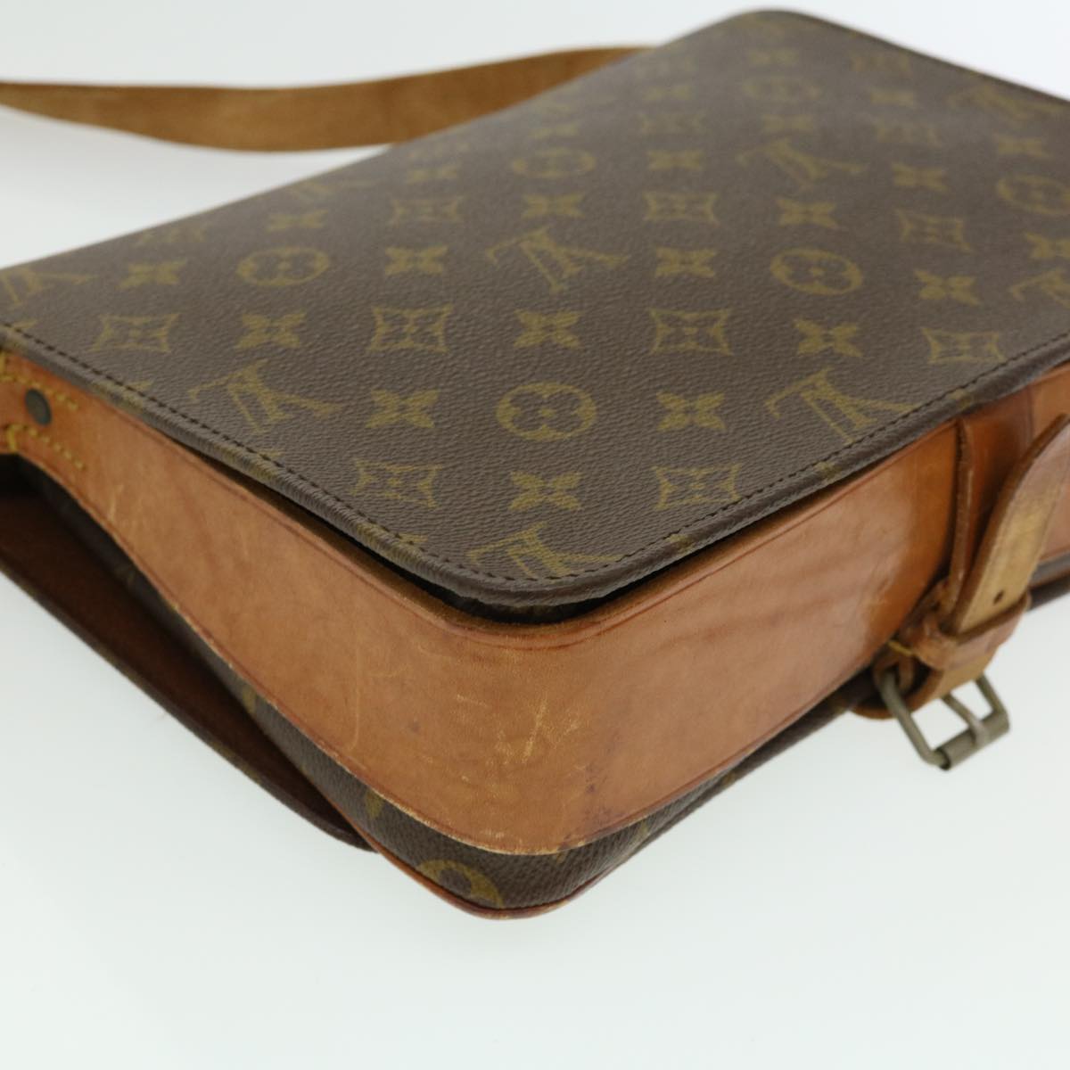 LOUIS VUITTON Monogram Cartouchiere GM Shoulder Bag M51252 LV rd2573