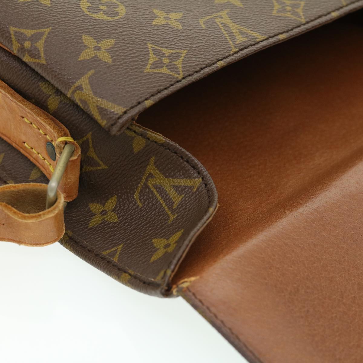 LOUIS VUITTON Monogram Cartouchiere GM Shoulder Bag M51252 LV rd2573