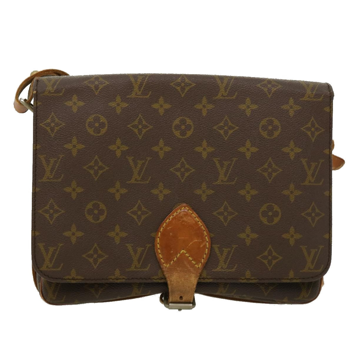 LOUIS VUITTON Monogram Cartouchiere GM Shoulder Bag M51252 LV rd2573