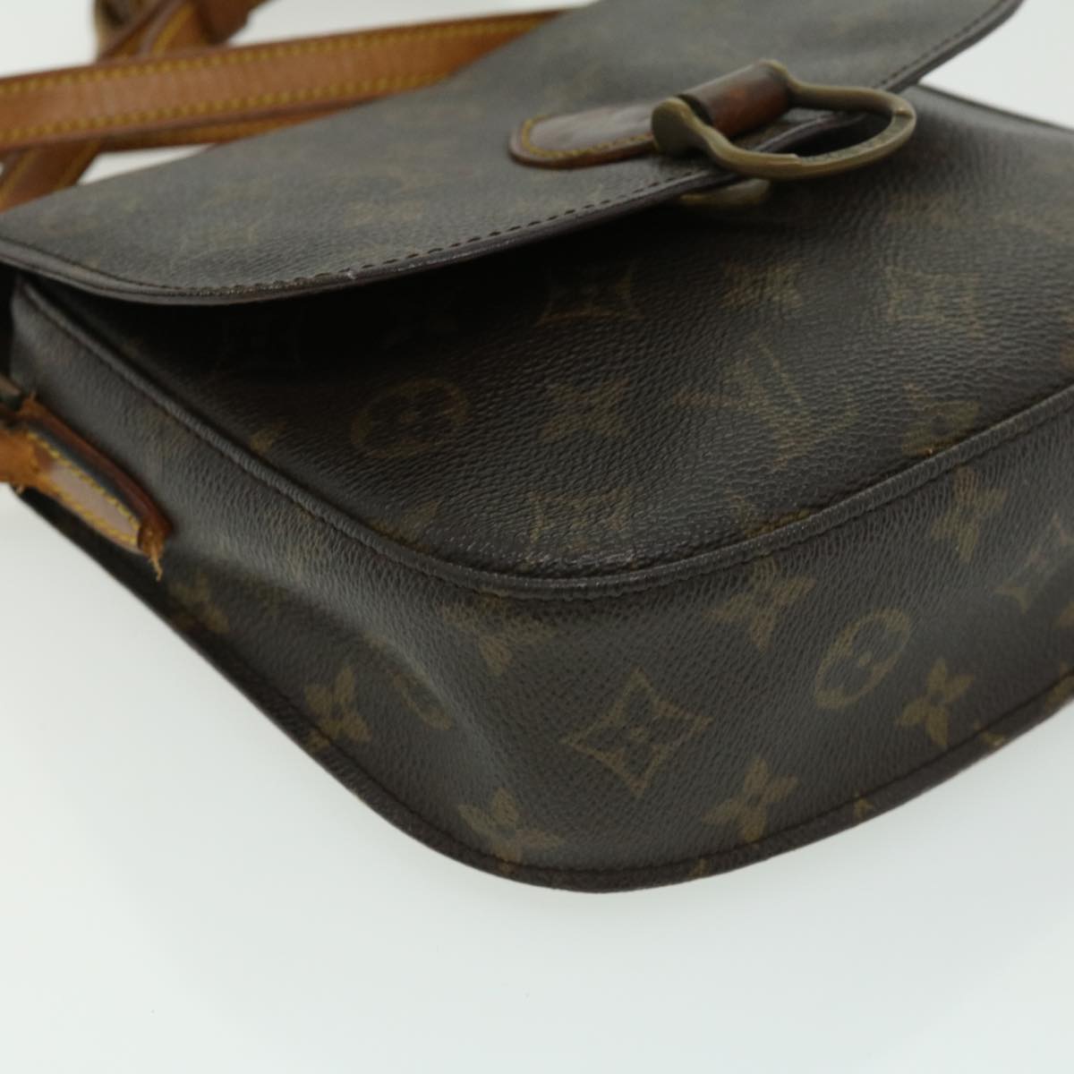 LOUIS VUITTON Monogram Saint Cloud MM Shoulder Bag M51243 LV rd2610