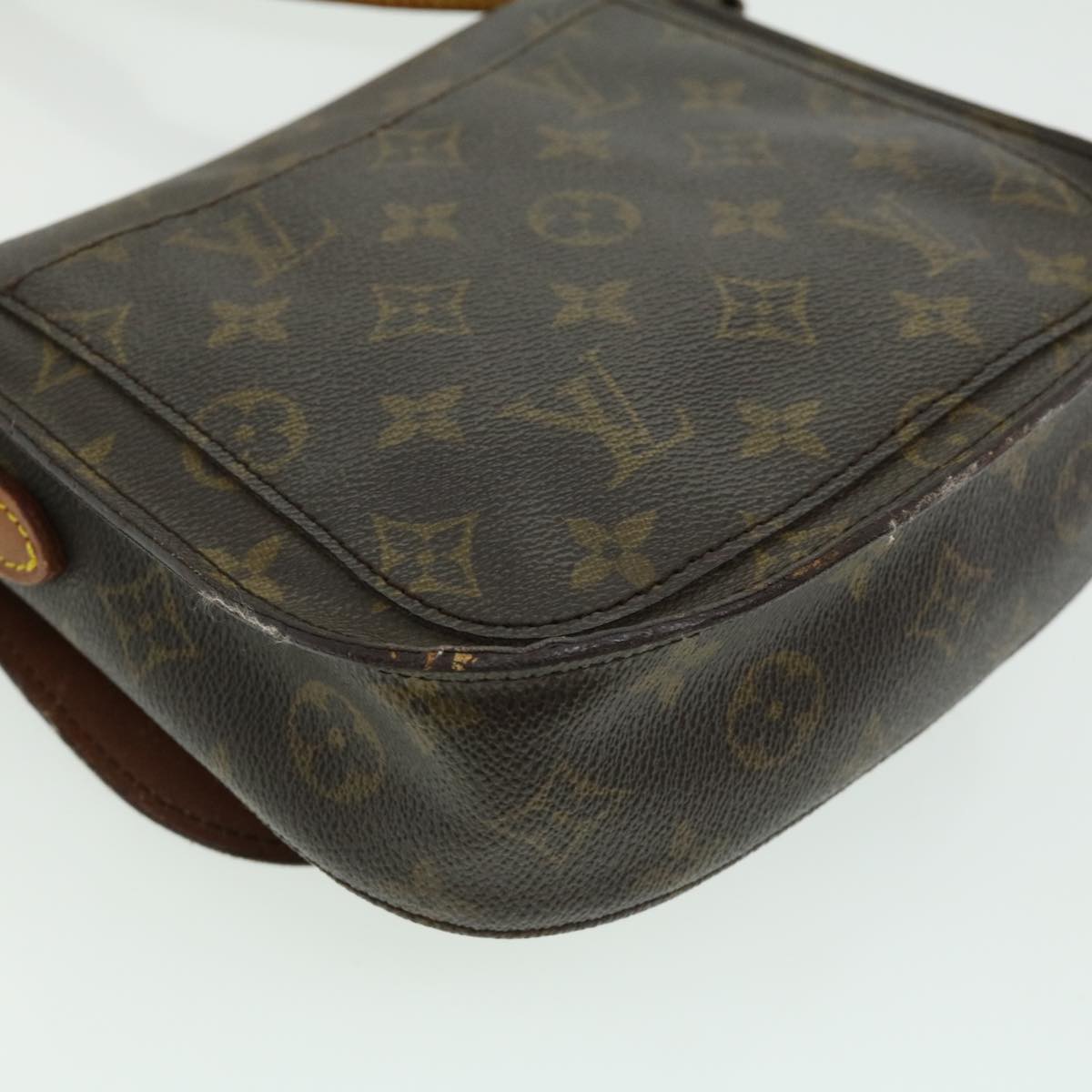 LOUIS VUITTON Monogram Saint Cloud MM Shoulder Bag M51243 LV rd2610