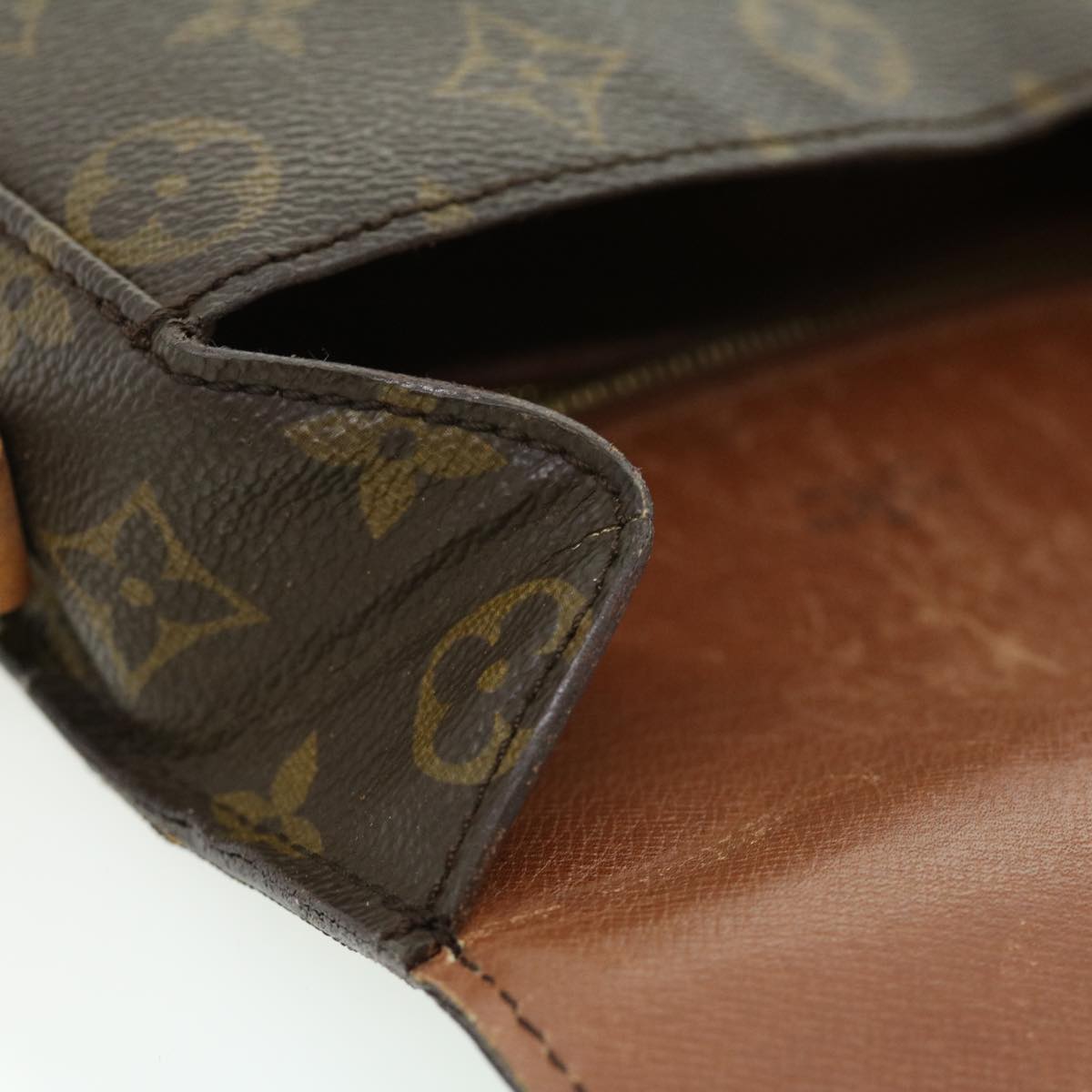 LOUIS VUITTON Monogram Saint Cloud MM Shoulder Bag M51243 LV rd2610
