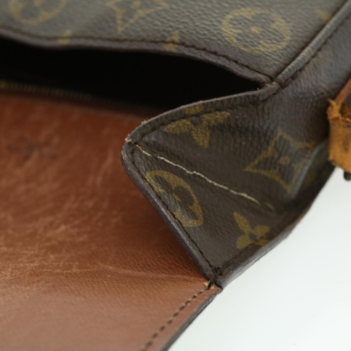 LOUIS VUITTON Monogram Saint Cloud MM Shoulder Bag M51243 LV rd2610