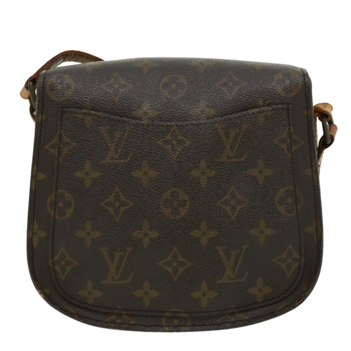 LOUIS VUITTON Monogram Saint Cloud MM Shoulder Bag M51243 LV rd2610