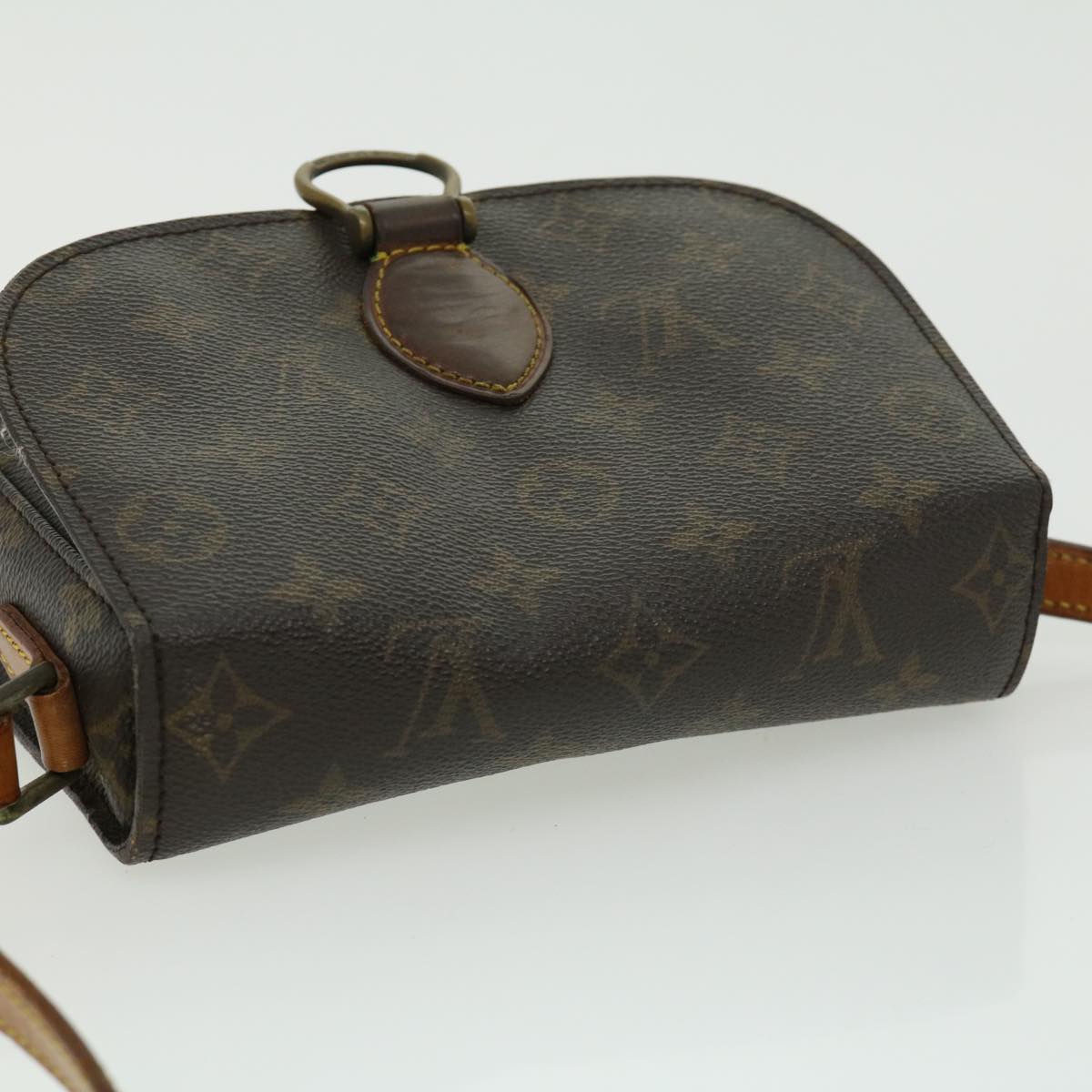 LOUIS VUITTON Monogram Saint Cloud MM Shoulder Bag M51243 LV rd2610
