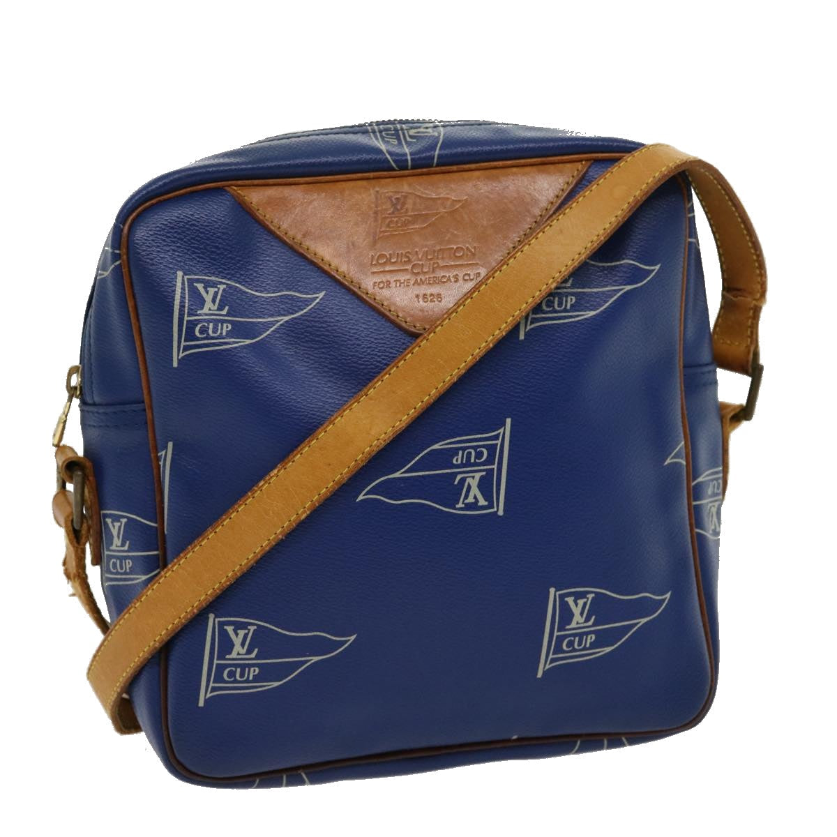 LOUIS VUITTON Cup Sac San Diego Shoulder Bag Blue M80010 LV rd2611
