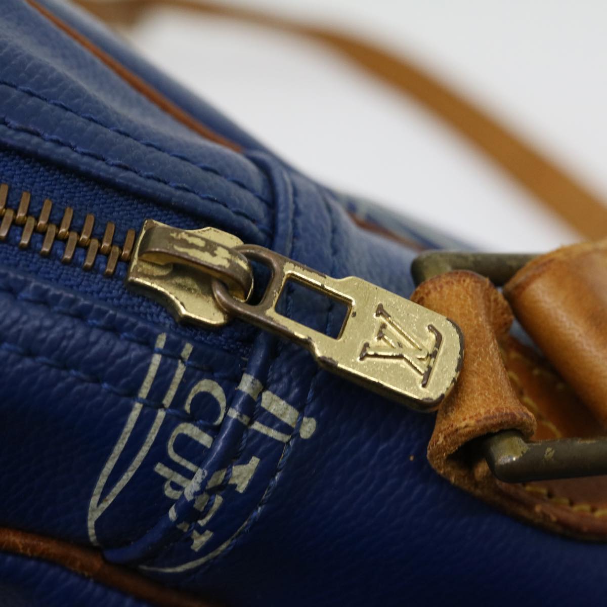 LOUIS VUITTON Cup Sac San Diego Shoulder Bag Blue M80010 LV rd2611