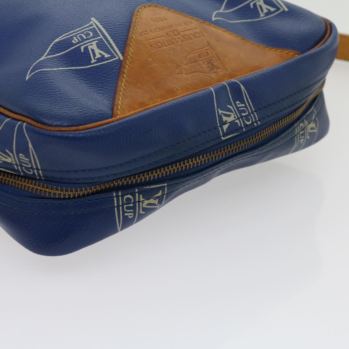 LOUIS VUITTON Cup Sac San Diego Shoulder Bag Blue M80010 LV rd2611