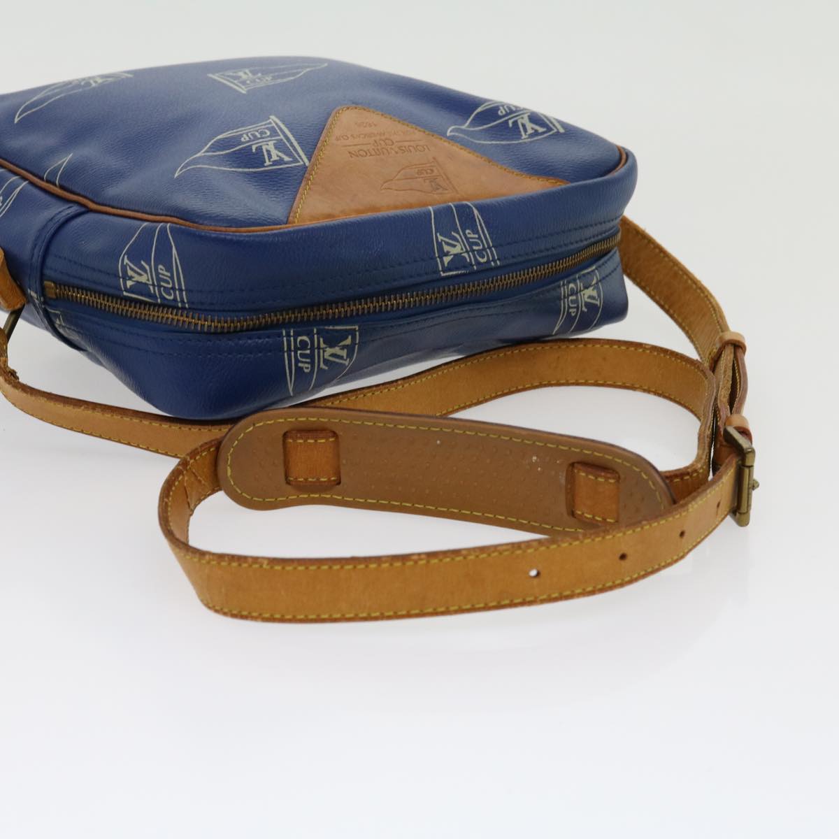 LOUIS VUITTON Cup Sac San Diego Shoulder Bag Blue M80010 LV rd2611
